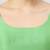 Light green plain silk spaghetti padded readymade saree blouse