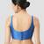Royal blue plain silk spaghetti padded readymade saree blouse