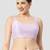 Light violet plain silk spaghetti padded readymade saree blouse