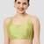 Sea green plain silk spaghetti padded readymade saree blouse