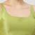 Sea green plain silk spaghetti padded readymade saree blouse