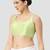 Pista green plain silk spaghetti padded readymade saree blouse