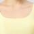 Lemon yellow plain silk spaghetti padded readymade saree blouse