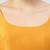 Yellow plain silk spaghetti padded readymade saree blouse