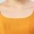 Mustard plain silk spaghetti padded readymade saree blouse