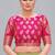 Rani pink woven jacquard readymade blouse