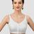 White v neck plain silk spaghetti padded readymade saree blouse