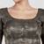 Black brocade padded readymade saree blouse