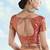Red zari woven faux banarasi tissue silk readymade blouse