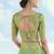 Parrot green zari woven faux banarasi tissue silk readymade blouse