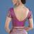 Onion pink faux banarasi silk readymade blouse