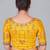 Yellow embroidered art silk readymade blouse