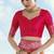 Rani pink faux banarasi silk readymade blouse