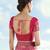 Rani pink faux banarasi satin silk readymade blouse
