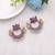 Rani color dual tone oxidised earrings