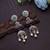 Multi color dual tone oxidised earrings