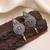 Rani color dual tone oxidised earrings