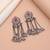 Rani color dual tone oxidised earrings