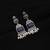 Blue color oxidised earrings