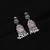 Light pink color oxidised earrings