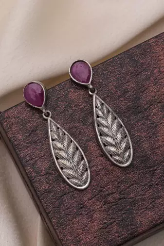 Rani color oxidised earrings