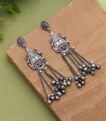 Rani color oxidised earrings
