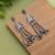 Rani color oxidised earrings