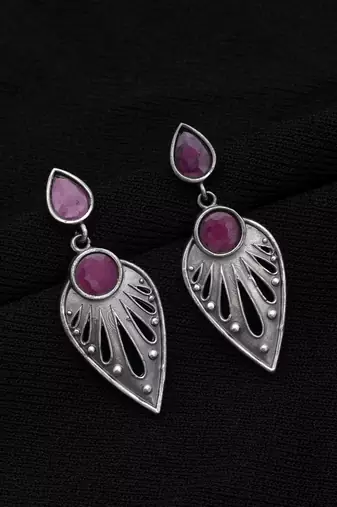 Rani color oxidised earrings