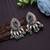 Green color oxidised earrings
