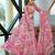 Women's Multi Chinnon Printed Work Semi Stiched Lehenga Choli With Dupatta