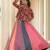 Women's Multi Silk Crepe Embroidery and Printed  Semi Stiched Lehenga Choli With Dupatta