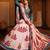 Women's Light Pink Crepe Printed Work Semi Stiched Lehenga Choli With Dupatta