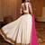 Women's Off White Crepe Traditional Kutchi Embroidery with Mirror Work Semi Stiched Lehenga Choli With Dupatta