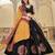 Women's Black Cotton  Silk  Traditional Kutchi Embroidery with Mirror Work Semi Stiched Lehenga Choli With Dupatta