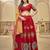 Women's Maroon Cotton  Silk  Traditional Kutchi Embroidery with Mirror Work Semi Stiched Lehenga Choli With Dupatta