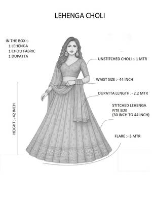 Women's Black Georgette Traditional Kutchi Embroidery with Mirror Work Semi Stiched Lehenga Choli With Dupatta 5