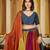Women's Multi Colour Rangoli Silk Traditional Kutchi Embroidery with Mirror Work Semi Stiched Lehenga Choli With Dupatta