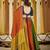 Women's Multi Colour Rangoli Silk Traditional Kutchi Embroidery with Mirror Work Semi Stiched Lehenga Choli With Dupatta