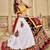 Women's White & Yellow Georgette, Cotton Silk ,Mono Silk Traditional Kutchi Embroidery with Mirror Work