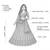 Women's White & Yellow Georgette, Cotton Silk ,Mono Silk Traditional Kutchi Embroidery with Mirror Work