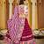 Women's Pink Georgette Traditional Kutchi Embroidery with Mirror Work Semi Stiched Lehenga Choli With Dupatta