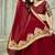 Women's Dark Maroon Georgette Traditional Kutchi Embroidery with Mirror Work Semi Stiched Lehenga Choli With Dupatta