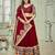 Women's Blue Rangoli Silk Traditional Kutchi Embroidery with Mirror Work Semi Stiched Lehenga Choli With Dupatta