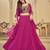 Women's Pink Georgette Embroidery and Printed  Semi Stiched Lehenga Choli With Dupatta