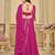 Women's Pink Georgette Embroidery and Printed  Semi Stiched Lehenga Choli With Dupatta
