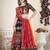 Women's Red Cotton silk, Traditional Kutchi Embroidery with Mirror Work Semi Stiched Lehenga Choli With Dupatta
