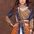 Women's Mustard Cotton silk Traditional Kutchi Embroidery with Mirror Work Semi Stiched Lehenga Choli With Dupatta