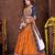 Women's Mustard Cotton silk Traditional Kutchi Embroidery with Mirror Work Semi Stiched Lehenga Choli With Dupatta