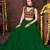 Women's Light Green French Crape Traditional Kutchi Embroidery with Mirror Work Semi Stiched Lehenga Choli With Dupatta