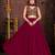 Women's Maroon French Crape Traditional Kutchi Embroidery with Mirror Work Semi Stiched Lehenga Choli With Dupatta
